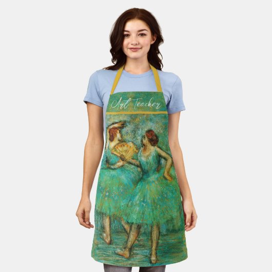 Twee dansers, Degas Art Schort (Gedragen)