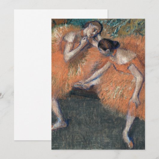 Twee dansers | Edgar Degas (Voorkant / Achterkant)