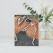 Twee dansers | Edgar Degas Briefkaart (Staand voorkant)