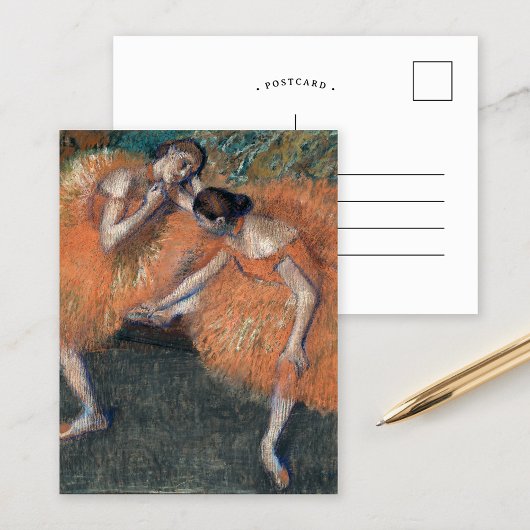 Twee dansers | Edgar Degas Briefkaart