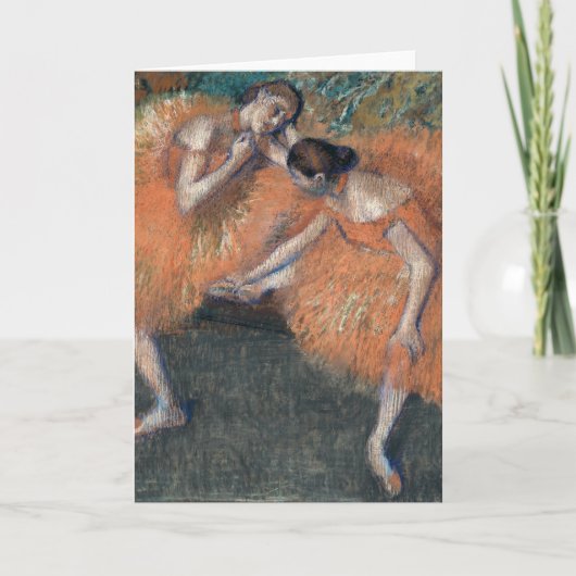 Twee dansers | Edgar Degas Kaart (Voorkant)