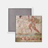 Twee dansers en dolfijnen magneet (Voorkant / Achterkant)