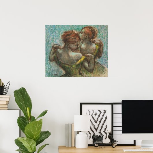 Twee dansers, Halve lengte, Degas Art Poster (Thuiskantoor)