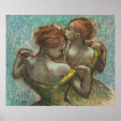 Twee dansers, Halve lengte, Degas Art Poster (Voorkant)