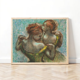 Twee dansers, Halve lengte, Degas Art Poster