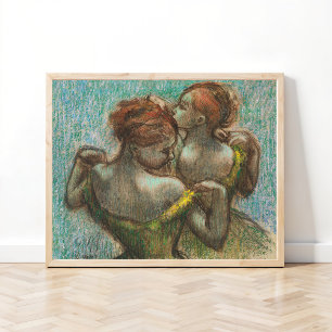 Twee dansers, Halve lengte, Degas Art Poster
