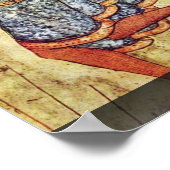 Twee dansers in Detail van Etruskischer Meister Poster (Hoek)