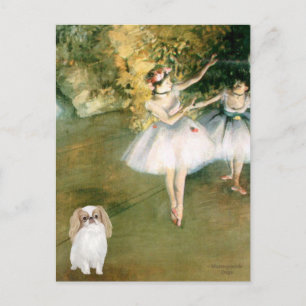 Twee dansers - Japanese Chin (L1) Briefkaart
