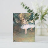 Twee dansers op een Niveau 1874 Degas Briefkaart (Staand voorkant)