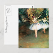 Twee dansers op een podium door Degas Briefkaart (Voorkant / Achterkant)