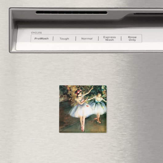 Twee dansers op een podium door Degas Magneet (Insitu (Vaatwasser))