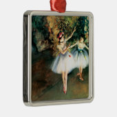 Twee dansers op een podium door Degas Metalen Ornament (Rechts)