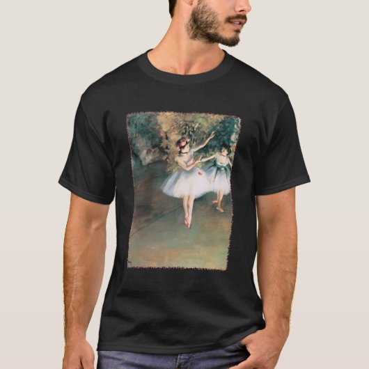 Twee dansers op een podium van Edgar Degas Ballet T-shirt (Voorkant)