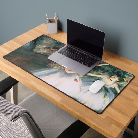 Twee dansers op een podium van Edgar Degas, kunst Bureaumat (Kantoor 2)