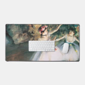 Twee dansers op een podium van Edgar Degas, kunst Bureaumat (Keyboard & Muis)