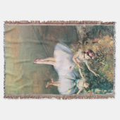 Twee dansers op een podium van Edgar Degas,  kunst Deken (Voorkant)