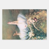 Twee dansers op een podium van Edgar Degas,  kunst Inpakpapier Vel (Voorkant 3)