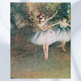 Twee dansers op een podium van Edgar Degas,  kunst Legpuzzel