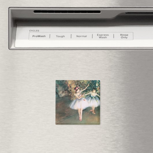 Twee dansers op een podium van Edgar Degas,  kunst Magneet (Insitu (Vaatwasser))