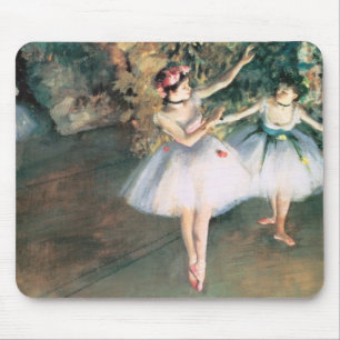 Twee dansers op een podium van Edgar Degas,  kunst Muismat