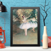 Twee dansers op een podium van Edgar Degas,  kunst Poster