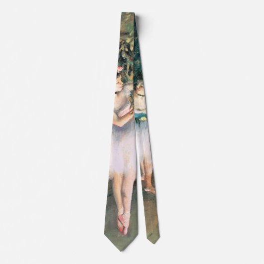 Twee dansers op een podium van Edgar Degas, kunst Stropdas (Voorkant)