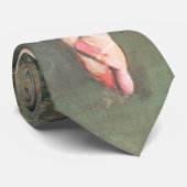 Twee dansers op een podium van Edgar Degas, kunst Stropdas (Opgerold)