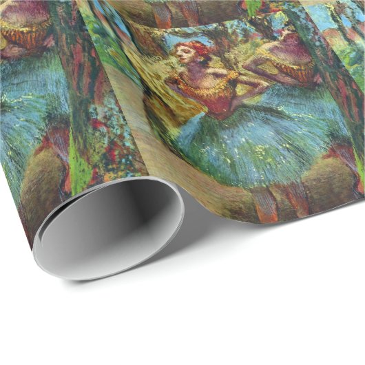 Twee dansers van Edgar Degas,  balletkunst Cadeaupapier (Rol Hoek)