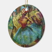 Twee dansers van Edgar Degas,  balletkunst Keramisch Ornament (Links)