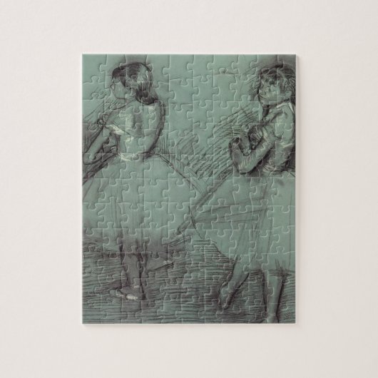 Twee dansers van Edgar Degas,  balletkunst Legpuzzel (Verticaal)