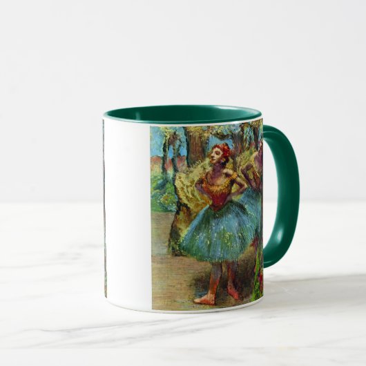 Twee dansers van Edgar Degas, balletkunst Mok (Voorkant rechts)