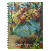 Twee dansers van Edgar Degas,  balletkunst Notitieboek (Voorkant)