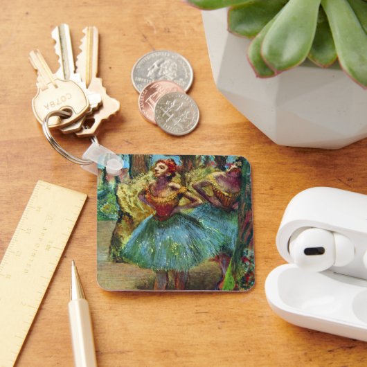 Twee dansers van Edgar Degas,  balletkunst Sleutelhanger (Bureau)