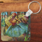 Twee dansers van Edgar Degas,  balletkunst Sleutelhanger (Achterkant)