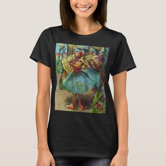 Twee dansers van Edgar Degas,  balletkunst T-shirt (Voorkant)