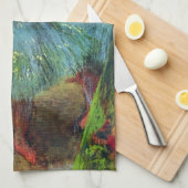 Twee dansers van Edgar Degas,  balletkunst Theedoek (Quarter Fold)