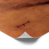 Twee dansers van Edgar Degas Poster (Hoek)