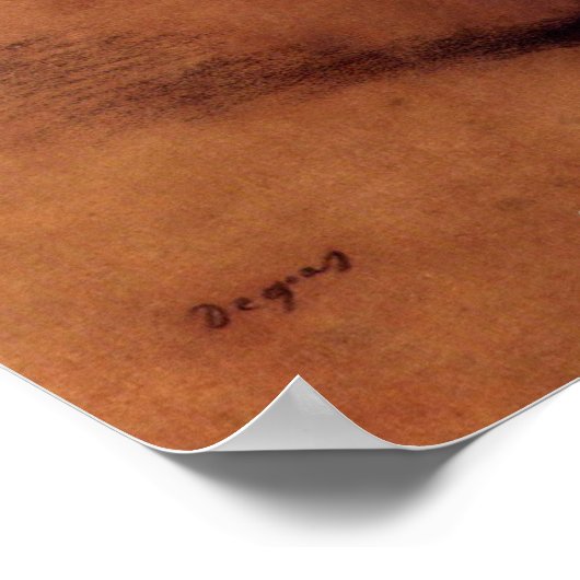 Twee dansers van Edgar Degas Poster (Hoek)