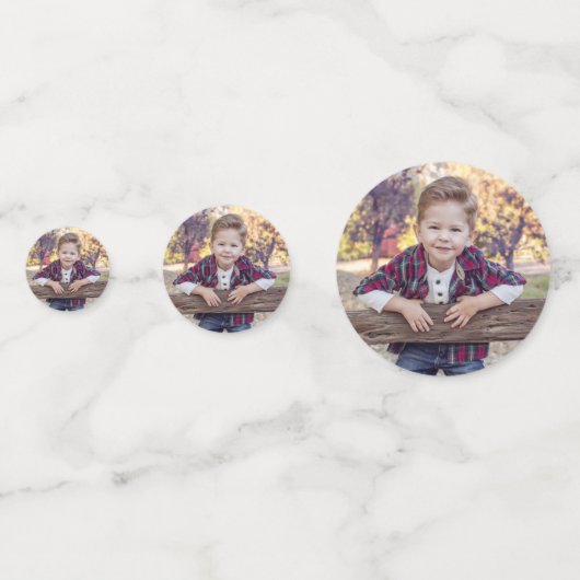 Twee de maan 2e verjaardag Confetti (Voorkanten)