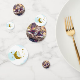 Twee de maan 2e verjaardag Confetti