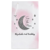 Twee De Maan 2e Verjaardag Kleine Geschenktas Klein Cadeauzakje (Voorkant)