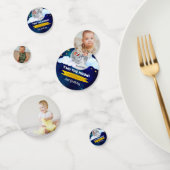 Twee De Maan 2e Verjaardagsfeestfoto Confetti (Groep)