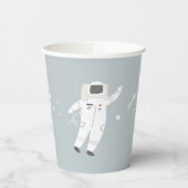 Twee De Maan Astronaut Space Party Papieren Bekers (Links)