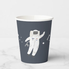 Twee De Maan Astronaut Space Party Papieren Bekers