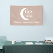 Twee de maan Blush Spandoek (Beurs)