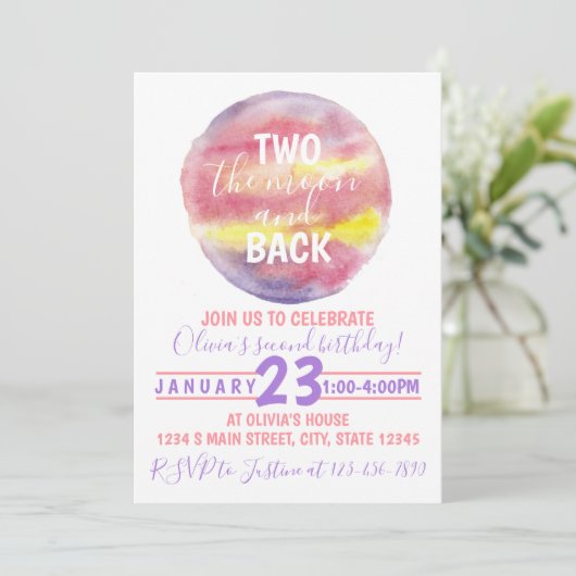 Twee de Maan en de Achterdag Kaart (Staand voorkant)