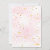 Twee de maan en sterren verjaardagsfeest kaart (Achterkant)