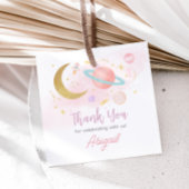 Twee de Maan en Sterren Verjaardagsfeest Plein Bedankjes Labels