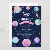 Twee de maan kaart (Voorkant / Achterkant)