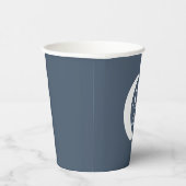 Twee de maan marine papieren bekers (Rechts)